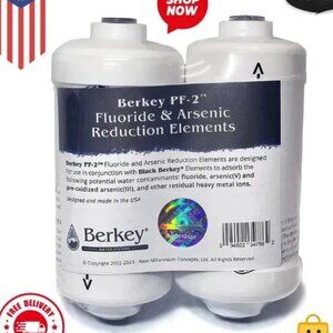 Berkey PF-2 Fluoride Water Filters for Berkey Systems-New Sealed Box